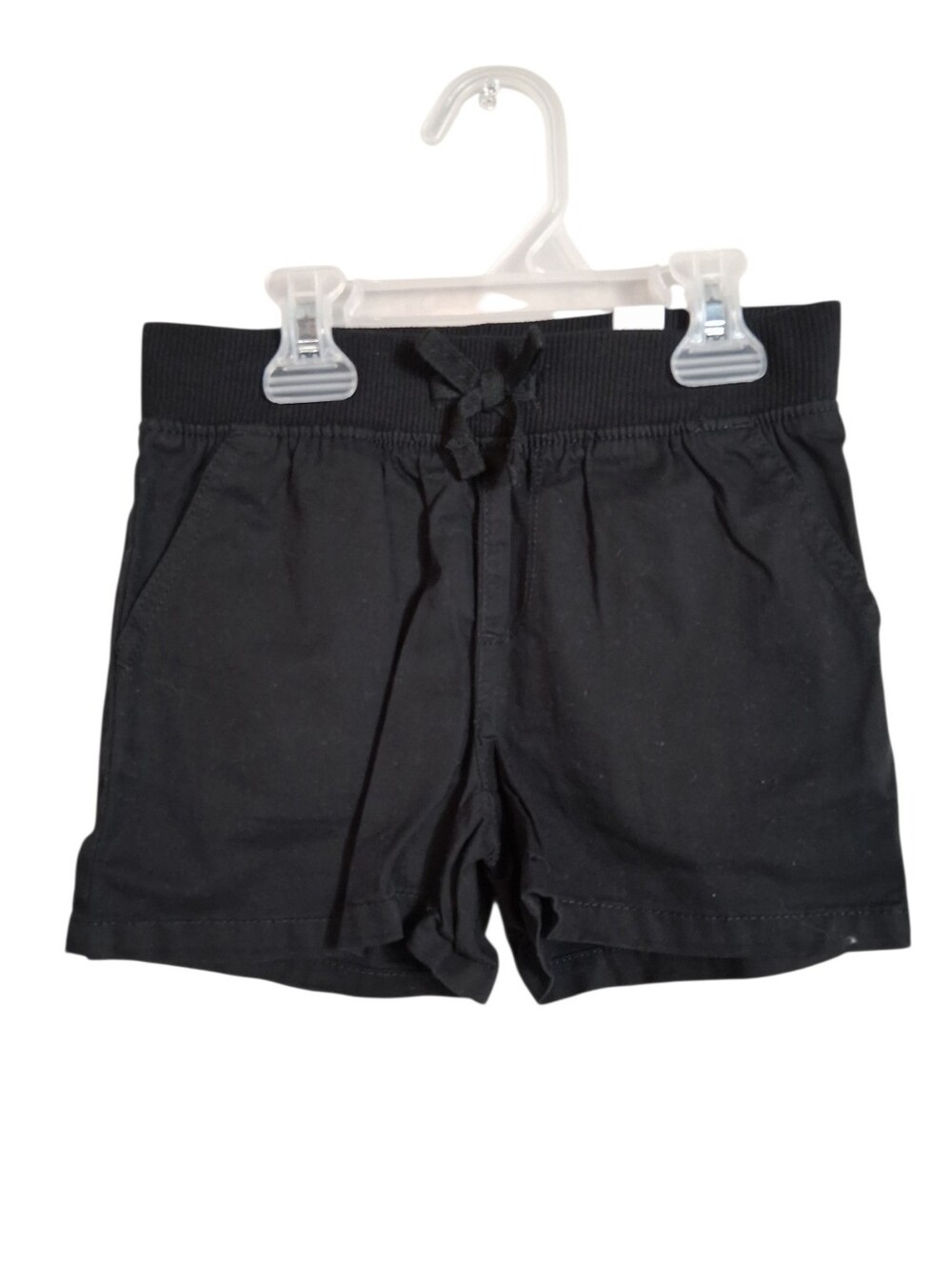 NWT The Children’s Place Black Stretch Waist Pull On Shorts - Girls 6X/7